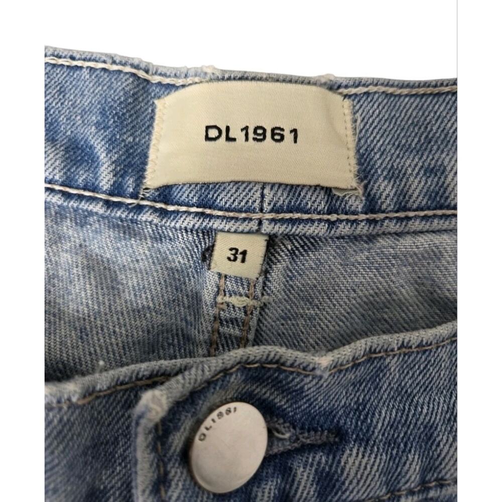 DL1961 Ilia Barrel Jeans Low Rise Relaxed Baggy Y2K Aged Mid Denim Size 31 - Picture 4 of 13